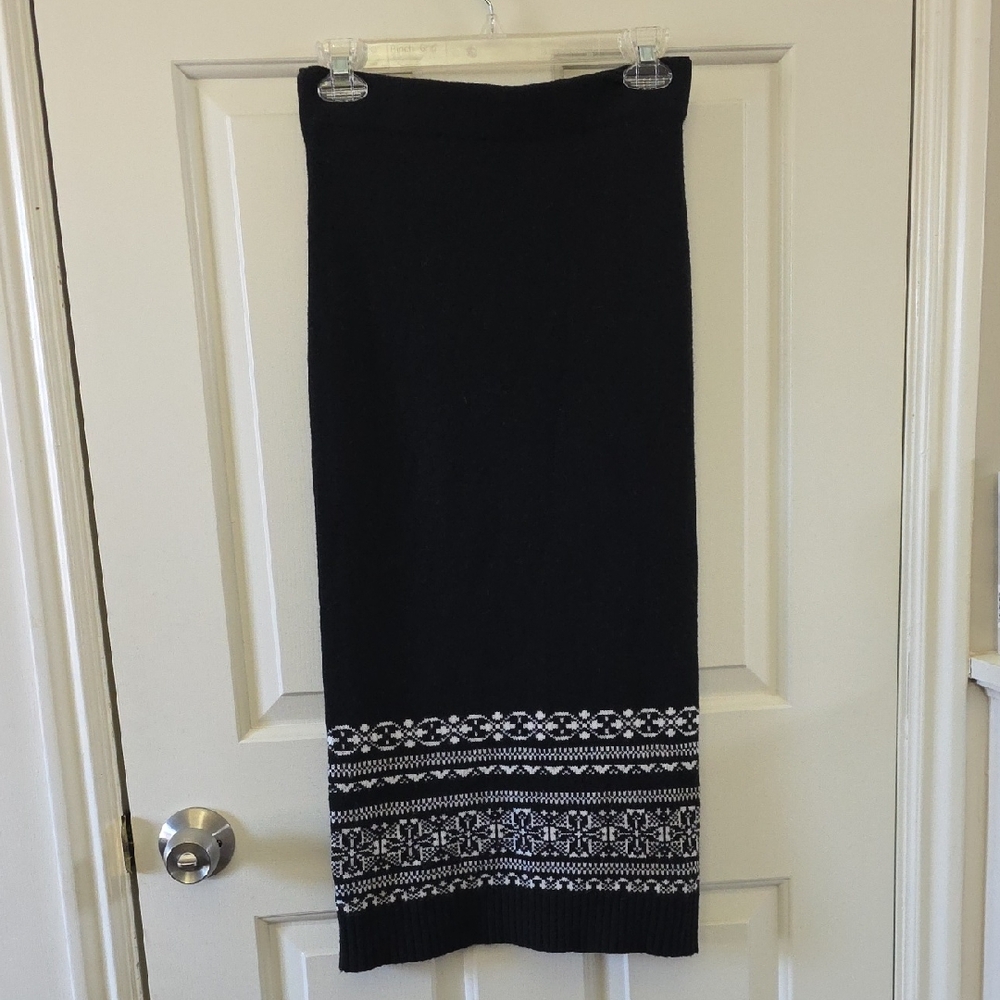 Ralph Lauren Black Maxi Wool Skirt  XS $135